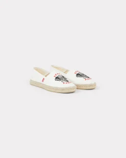 Sale Alpargatas ' Elephant' de lona bordadas Hombre Mules Y Espadrilles