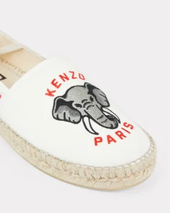 Sale Alpargatas ' Elephant' de lona bordadas Hombre Mules Y Espadrilles
