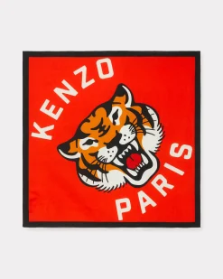 Clearance Bandana ' Stamp' de algodón Mujer/Hombre Lucky Tiger|Novedades