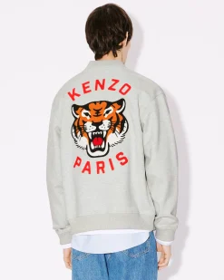 Outlet B&oacute;mber unisex con bordado ' Lucky Tiger Varsity' Mujer/Hombre Sudaderas y Hoodies|Novedades