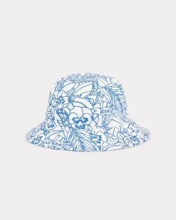 Shop Bob de lona de algod&oacute;n estampado 'Flower' Niños Niños (3-12 años)