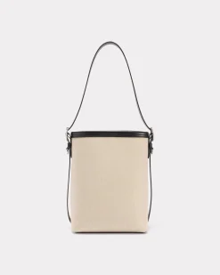 Best Bolso bombonera ' 18' de lona y piel Mujer Tailoring|Novedades