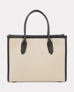 Sale Bolso tote grande ' 18' de lona y piel Mujer Bolsos Mujer|Campaign Looks