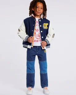 Sale Bomber 'Campus' bordada de dos materiales Niños Niños (3-12 años)