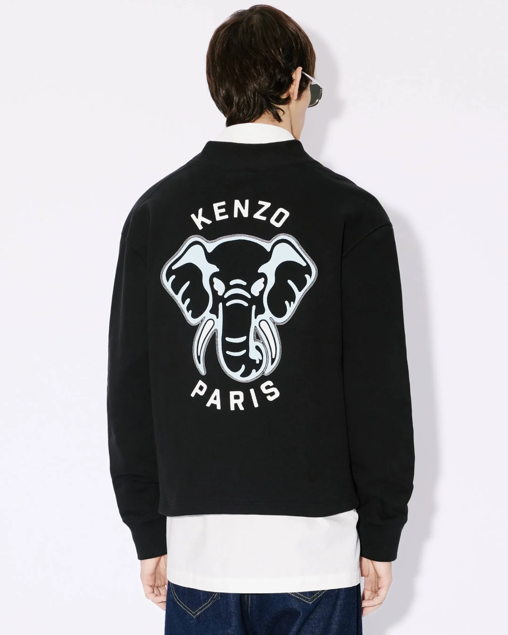 Outlet Cárdigan con bordado ' Elephant' Hombre Sudaderas y Hoodies