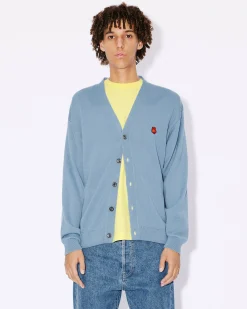 Online C&aacute;rdigan con bordado 'Boke Flower Crest' Hombre Jerseis|Boke Flower