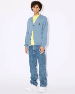 Online C&aacute;rdigan con bordado 'Boke Flower Crest' Hombre Jerseis|Boke Flower