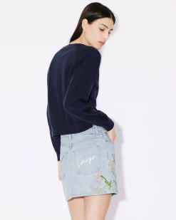 Sale C&aacute;rdigan con bordado ' Drawn Flowers' Mujer Jerséis|Novedades