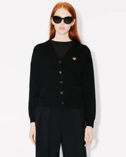 New C&aacute;rdigan con parche 'Boke Flower' bordado Mujer Jerséis|Boke Flower