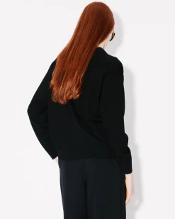 New C&aacute;rdigan con parche 'Boke Flower' bordado Mujer Jerséis|Boke Flower