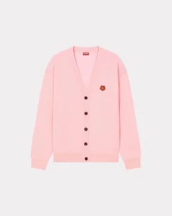 Cheap Cárdigan con parche 'Boke Flower' bordado Mujer Jerséis|Boke Flower