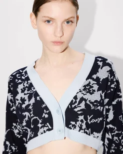 Cheap C&aacute;rdigan cropped ' Flower Camo' Mujer Novedades|Jerséis