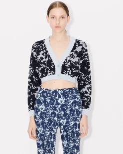 Cheap C&aacute;rdigan cropped ' Flower Camo' Mujer Novedades|Jerséis