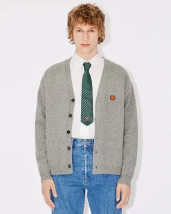 Cheap Cárdigan de lana logo 'Boke Flower' bordado Hombre Jerseis