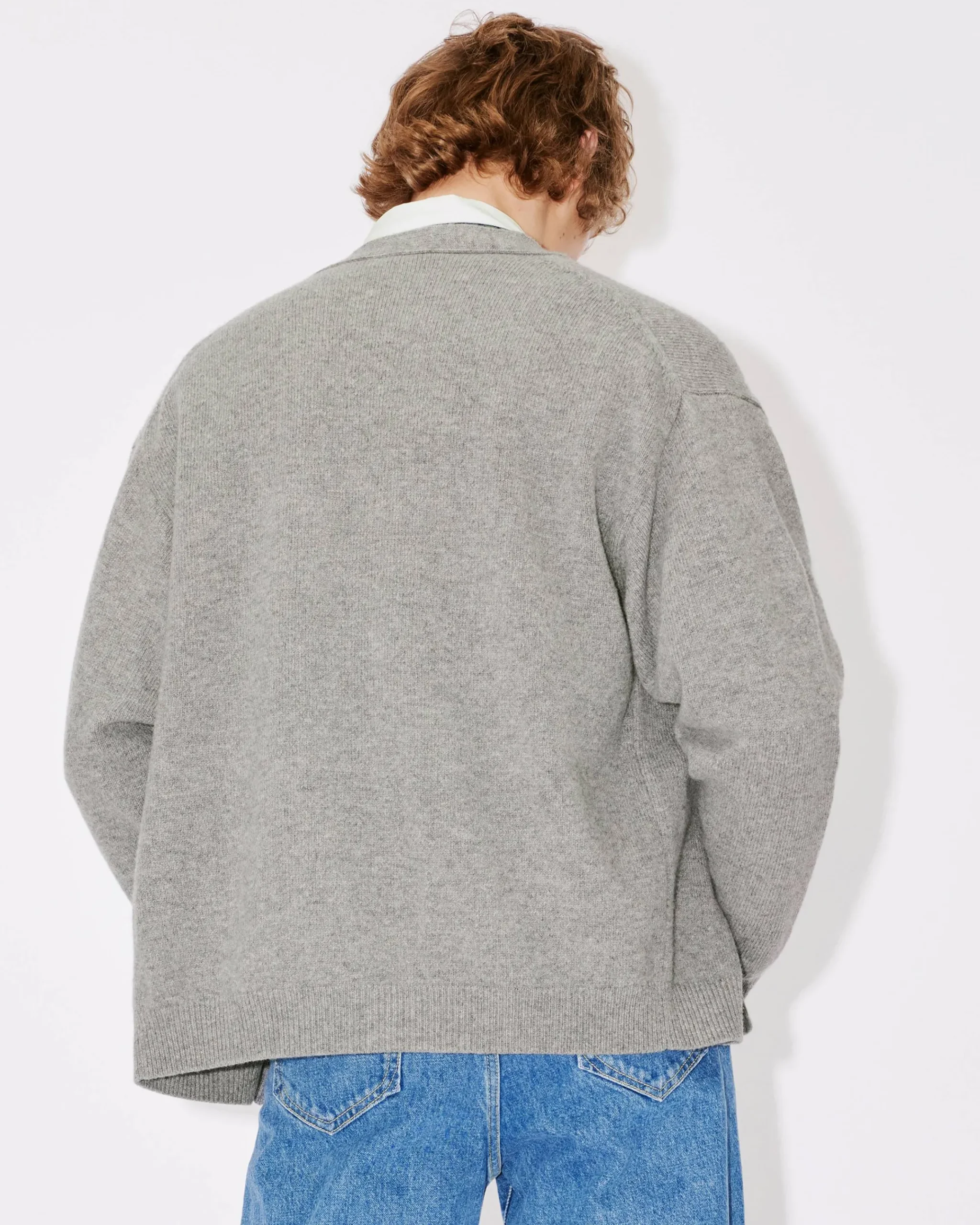 Cheap Cárdigan de lana logo 'Boke Flower' bordado Hombre Jerseis