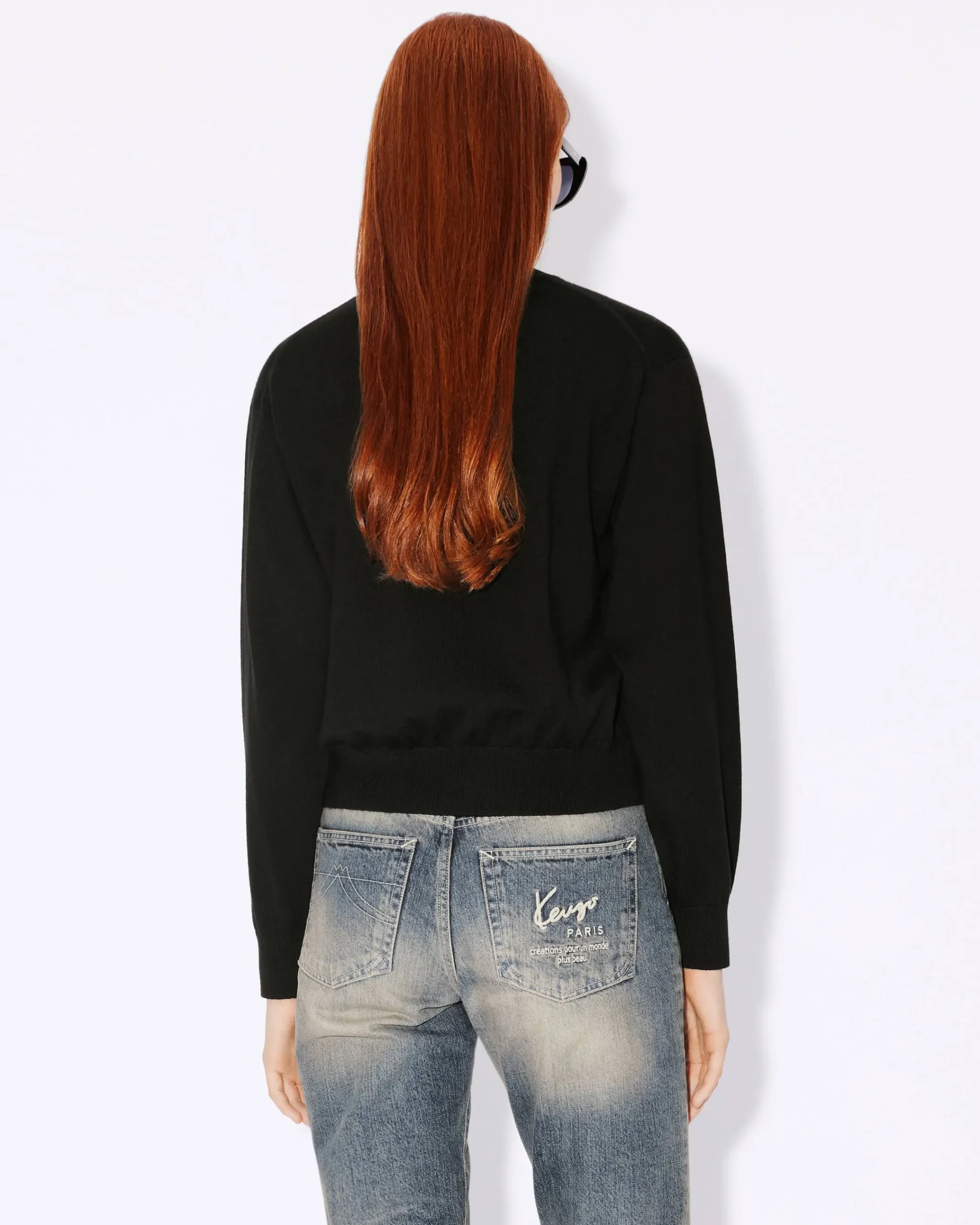 New Cárdigan de lana RWS con bordado 'Boke Crest Crew' Mujer Jerséis|Boke Flower