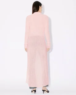 Flash Sale Cárdigan largo con efecto transparente Mujer Jerséis|Regalos