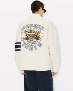 Best Sale C&aacute;rdigan superoversize con bordado ' Drawn Varsity' Hombre Sudaderas y Hoodies|Novedades