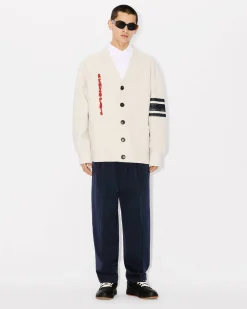 Best Sale C&aacute;rdigan superoversize con bordado ' Drawn Varsity' Hombre Sudaderas y Hoodies|Novedades