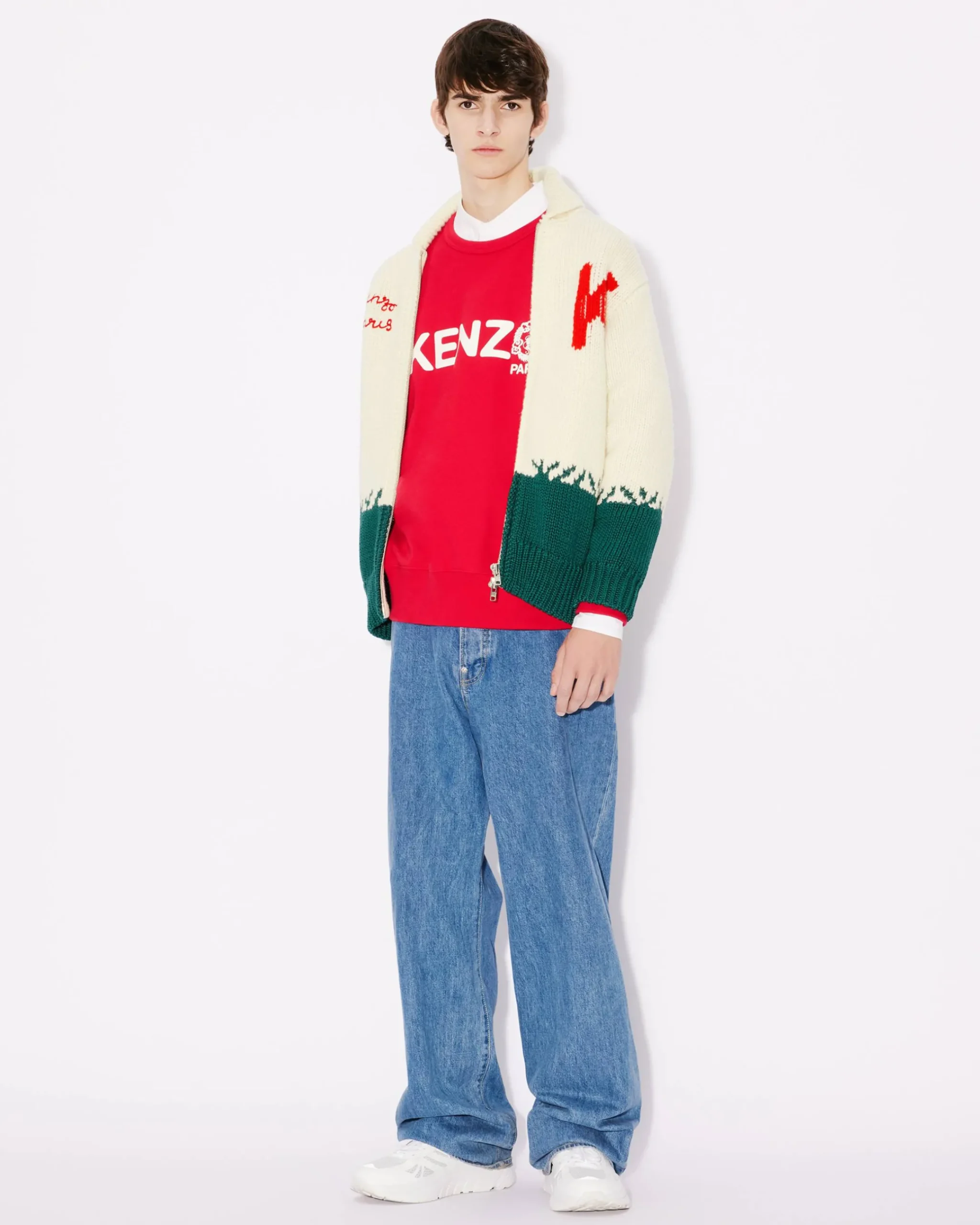 New Cárdigan unisex con cremallera 'Year of the Dragon' Mujer/Hombre Jerséis|Jerseis