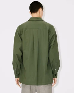 Online Camisa oversize bordada 'Boke Flower Crest' Hombre Camisas