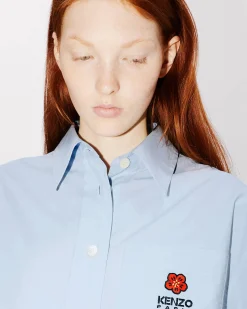 Fashion Camisa oversize con bordado 'Boke Flower' Mujer Camisas y Tops|Boke Flower