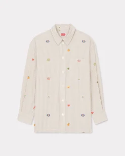 Flash Sale Camisa oversize con 'pegatinas de fruta ' Hombre Camisas|Novedades