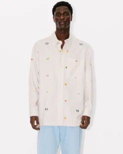 Flash Sale Camisa oversize con 'pegatinas de fruta ' Hombre Camisas|Novedades
