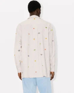 Flash Sale Camisa oversize con 'pegatinas de fruta ' Hombre Camisas|Novedades