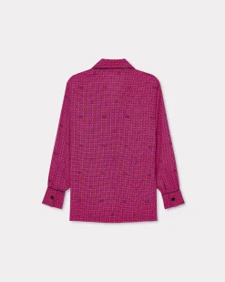 New Camisa oversize ' Weave' Mujer Camisas y Tops|Novedades