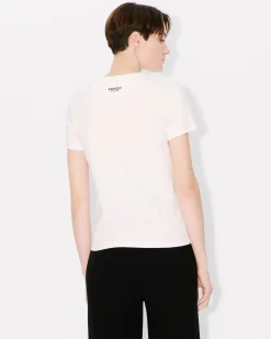 Best Sale Camiseta cl&aacute;sica bordada 'Lucky Tiger Crest' Mujer Camisetas y Polos|Novedades