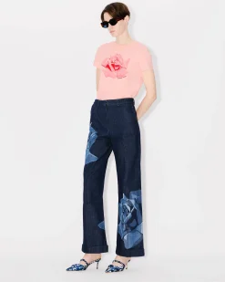 Sale Camiseta cl&aacute;sica ' Rose' Mujer Camisetas y Polos|Novedades
