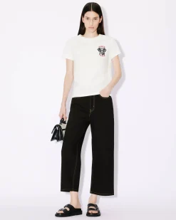 Best Camiseta con bordado ' Elephant Crest' Mujer Camisetas y Polos