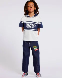Clearance Camiseta de algod&oacute;n con capucha 'Sailor' Niños Niños (3-12 años)