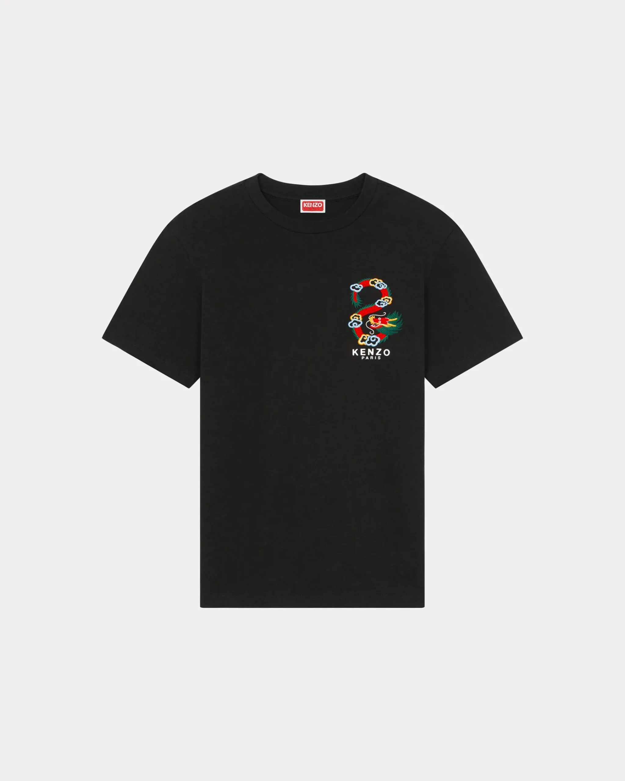 Store Camiseta de corte slim bordada 'Year of the Dragon' Mujer/Hombre Camisetas y Polos|Regalos