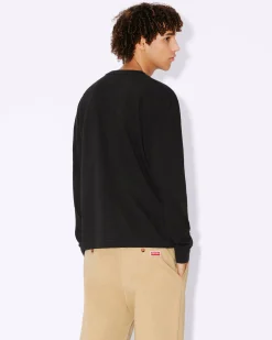 Store Camiseta de manga larga con escudo 'Boke Flower' bordado Hombre Camisetas y Polos|Boke Flower