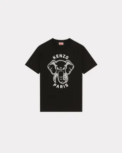 Cheap Camiseta holgada &Eacute;l&eacute;phant 'Varsity Jungle' Mujer Camisetas y Polos