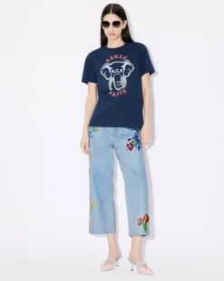 Outlet Camiseta holgada ' Elephant' Mujer Camisetas y Polos