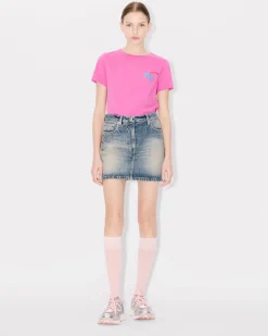 Outlet Camiseta ' Drawn Flowers' Mujer Camisetas y Polos|Novedades