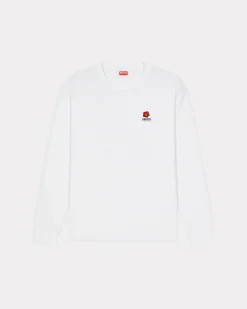 Shop Camiseta manga larga bordada 'Boke Flower' Hombre Camisetas y Polos