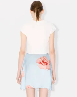 Online Camiseta micro fit ' Rose' Mujer Camisetas y Polos|Novedades