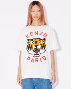 Clearance Camiseta unisex oversize ' Lucky Tiger' Mujer/Hombre Camisetas y Polos|Camisetas y Polos