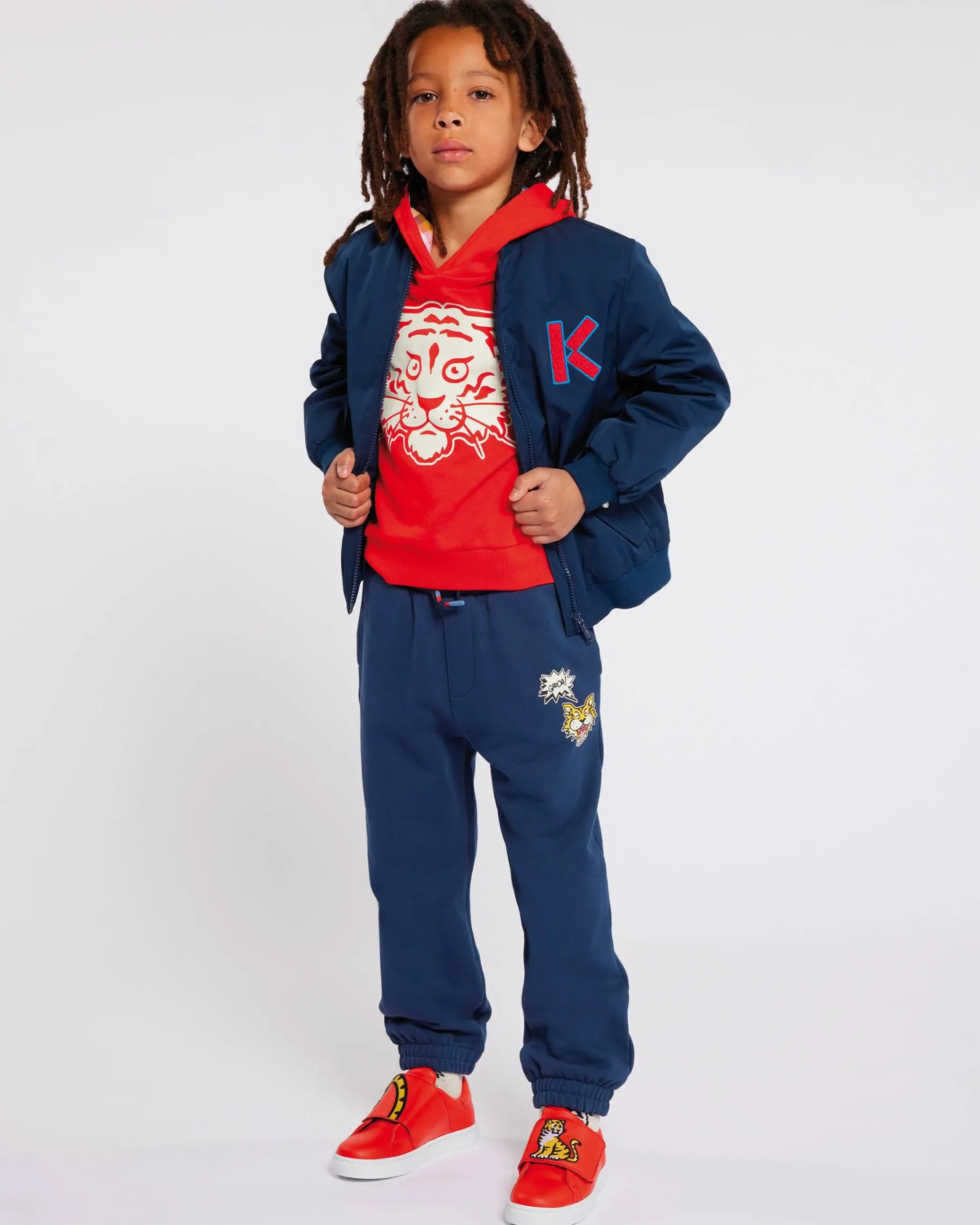 Sale Cazadora con cremallera y bordados Niños Niños (3-12 años)|Niñas (3-12 años)