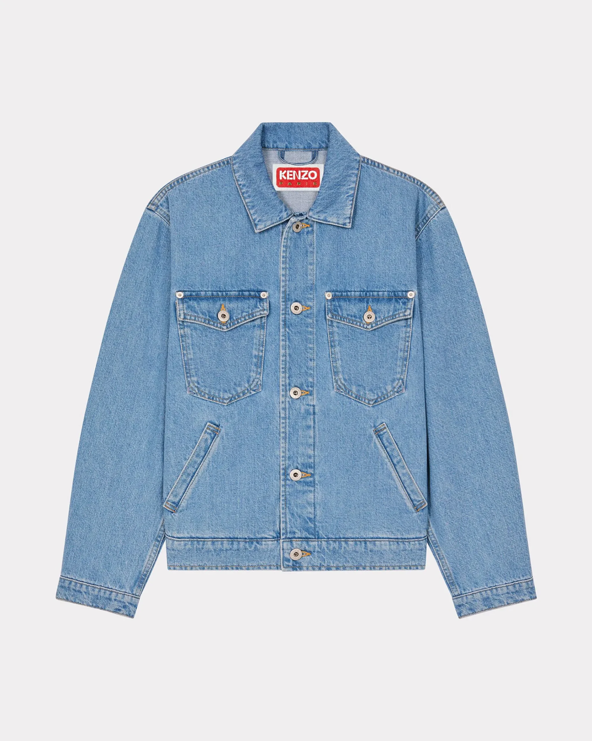 Online Cazadora Trucker con bordado 'Year of the Dragon' Mujer Denim|Chaquetas y Abrigos