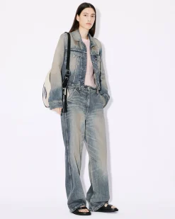Sale Cazadora Trucker de tejido denim japon&eacute;s Mujer Denim|Chaquetas y Abrigos