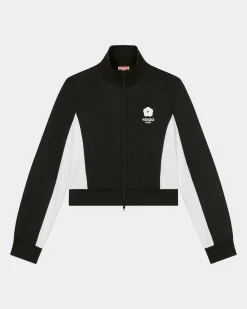 Hot Chaqueta de ch&aacute;ndal ajustada bordada 'Boke Flower 2.0' Mujer Sudaderas y Hoodies