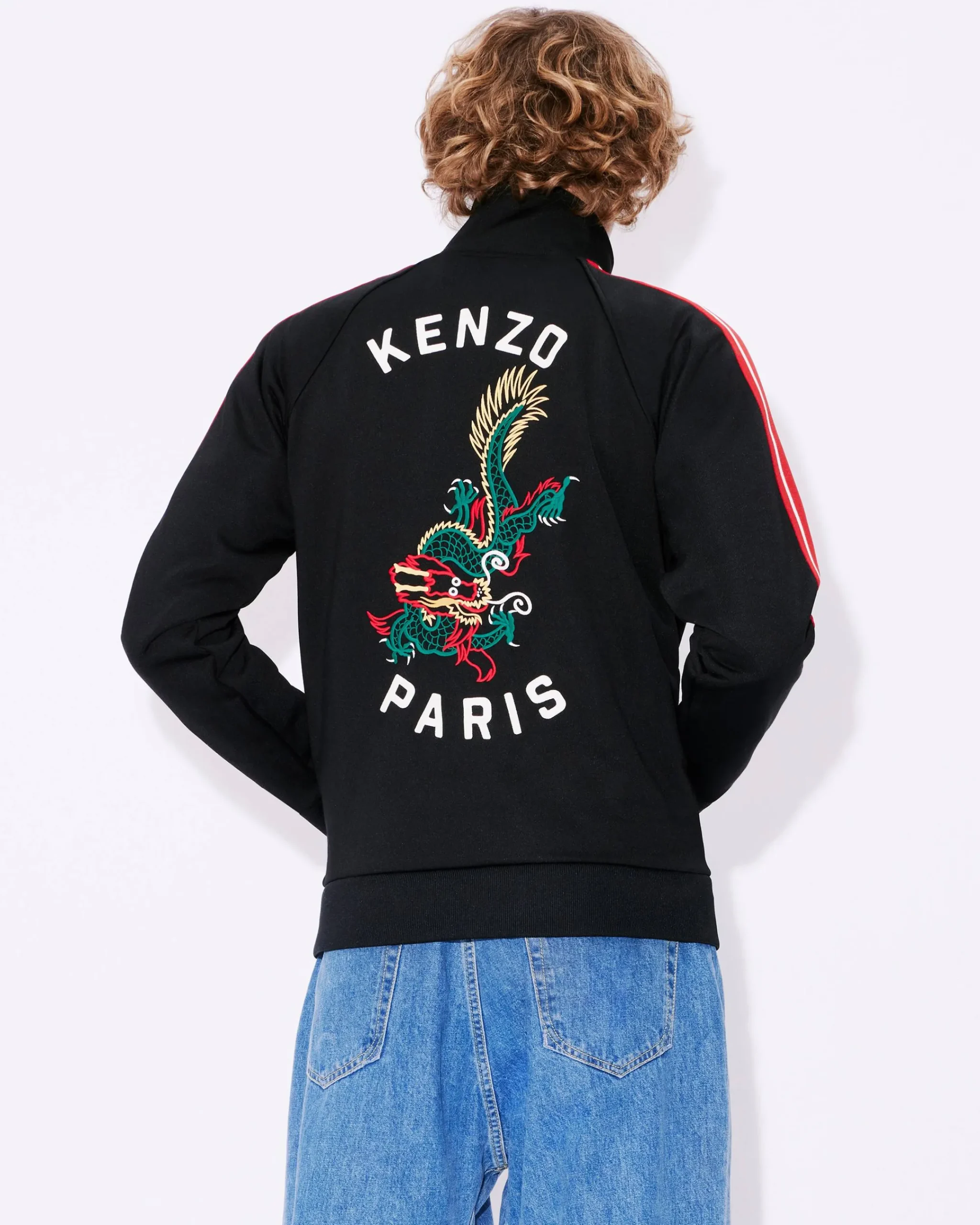Outlet Chaqueta de chándal bordada 'Year of the Dragon' Hombre Sudaderas y Hoodies