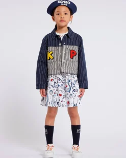 Store Chaqueta de denim a rayas 'Sailor' Niñas (3-12 años)