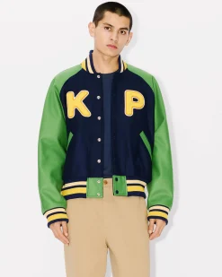 Sale Chaqueta de lana unisex 'Varsity' Hombre Chaquetas y Abrigos|Novedades