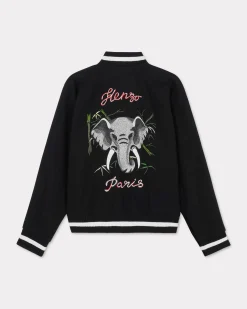 Outlet Chaqueta reversible unisex bordada ' &Eacute;l&eacute;phant' Mujer/Hombre Chaquetas y Abrigos|Novedades